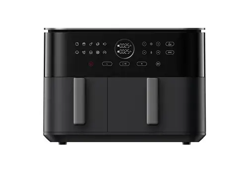 Friteuza cu aer cald Xiaomi Dual Zone BHR07SGEU, 10 l (3.5+6.5), 9 programe, 2700 W (Negru)