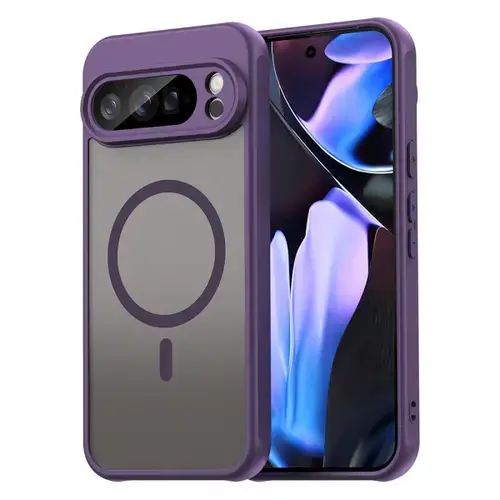 Husa MagSafe pentru Google Pixel 10 Pro XL, Techsuit, HaloFrost II (Mov)