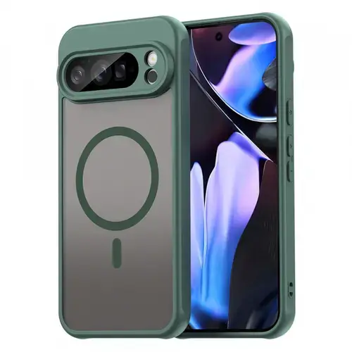 Husa MagSafe pentru Google Pixel 10 Pro XL, Techsuit, HaloFrost II (Verde)