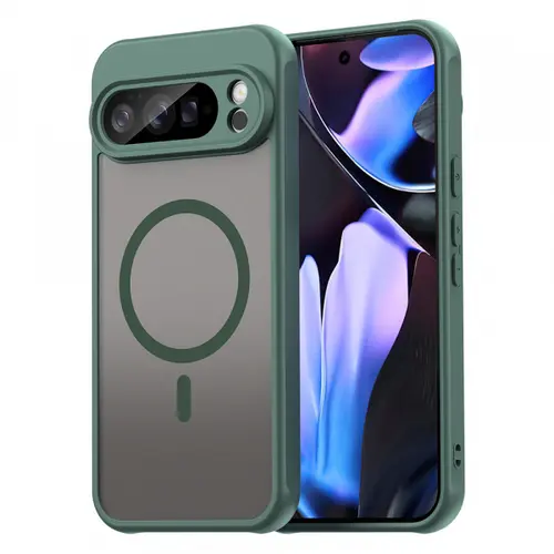 Husa MagSafe pentru Google Pixel 10 Pro XL, Techsuit, HaloFrost II (Verde)