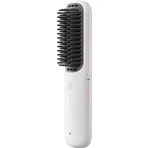Perie electrica de indreptat parul fara fir Xiaomi MJZFS01LF, 28 W, Oprire automata, 3200 mAh, 3 setari temperatura (Alb)
