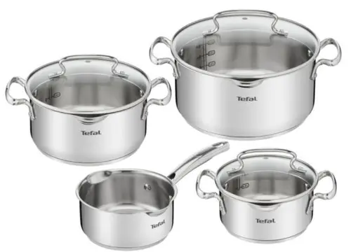 Set oale Tefal Duetto G719S734, 16-24 cm, Inox (Argintiu)
