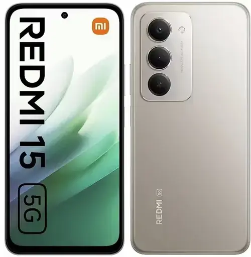 Telefon Mobil Xiaomi Redmi 15, Procesor Qualcomm SM6375 Snapdragon 6s Gen 3 Octa-Core, IPS LCD 6.9inch, 4GB RAM, 128GB Flash, Camera Duala 50 MP, Wi-Fi, 5G, Dual Sim, Android (Gri)