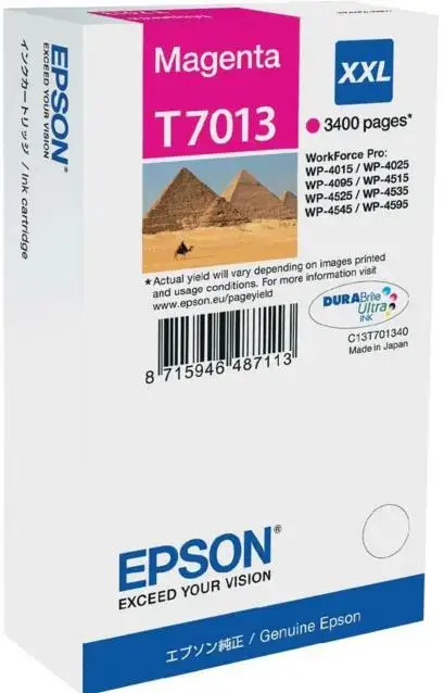 Cartus cerneala Epson XXL T7013, acoperire aprox. 3400 pagini (Magenta)