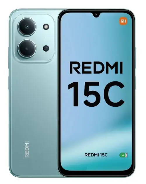 Telefon Mobil Xiaomi Redmi 15C 4G, Procesor Mediatek Helio G81 Ultra Octa-Core, IPS LCD 6.9inch, 4GB RAM, 256GB Flash, Camera Duala 50 MP + QVGA, Wi-Fi, 4G, Dual Sim, Android (Verde)