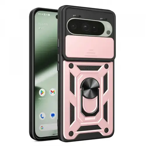 Husa pentru Google Pixel 10 Pro / 10, Techsuit, CamShield (Roz)