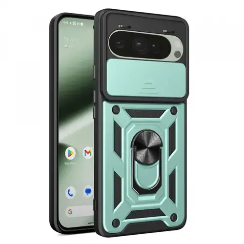 Husa pentru Google Pixel 10 Pro / 10, Techsuit, CamShield (Verde)