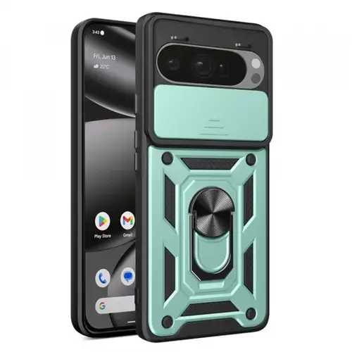 Husa pentru Google Pixel 10 Pro XL, Techsuit, CamShield (Verde)