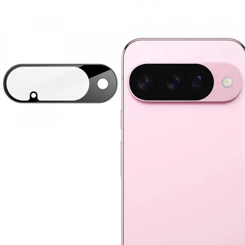 Folie de protectie Camera Spate Techsuit pentru Google Pixel 10 Pro / 10, Sticla Securizata (Negru)