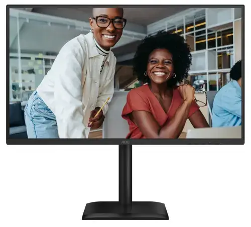 Monitor IPS LED AOC 27inch Q27E4U, QHD (2560 x 1440), HDMI, DisplayPort, Pivot, 120 Hz, 4 ms (Negru)