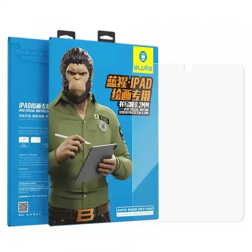 Folie de protectie Ecran Blueo Special Writing pentru Apple iPad Pro 11 (2024), Sticla Securizata, Full Glue