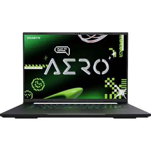 Laptop Gaming GIGABYTE AERO X16 1WH (Procesor AMD Ryzen™ AI 7 350 (16M Cache, up to 5.0 GHz), 16inch WQXGA 165Hz, 32GB DDR5, 1TB SSD, NVIDIA GeForce RTX 5070 @8GB, Win 11 Home, Negru/Gri)
