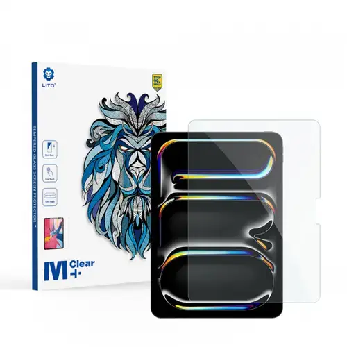 Folie de protectie Ecran Lito Classic pentru Apple iPad Pro 11 (2024), Sticla Securizata, Full Glue, 2.5D