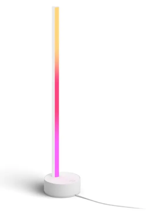 Lapa LED RGB inteligenta Philips Hue Gradient Signe, Bluetooth, 730 lm, lumina alba si colorata, IP20, 55.3 cm, Aluminiu (Alb)