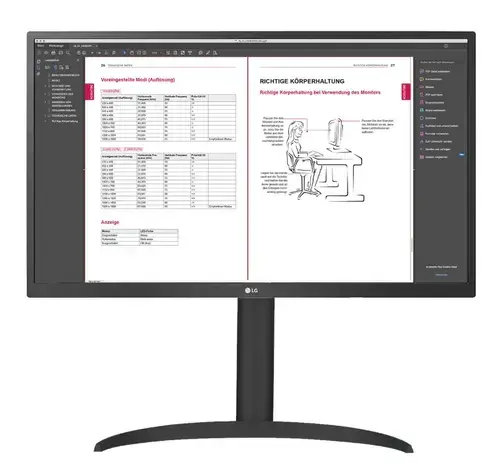 Monitor IPS LED LG 27inch 27BP55U-B, UHD (3840 x 2160), HDMI, DisplayPort, Pivot (Negru)