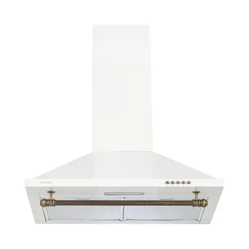 Hota decorativa semineu NobelTek NHO-9747CE1RBJ, 60cm, 1 motor, 1 filtru de aluminiu, lampa led, 400m3, 58dB, rustic (Crem)