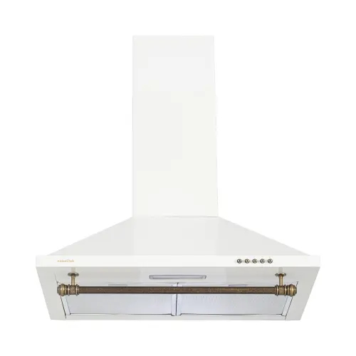 Hota decorativa semineu NobelTek NHO-9747CE1RBJ, 60cm, 1 motor, 1 filtru de aluminiu, lampa led, 400m3, 58dB, rustic (Crem)