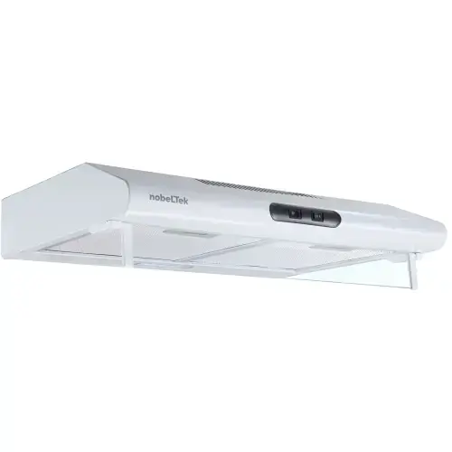 Hota traditionala NobelTek NHO-CL60F15W, Putere de absorbtie 300 mc/h, Iluminare LED, 60 cm (Alb)