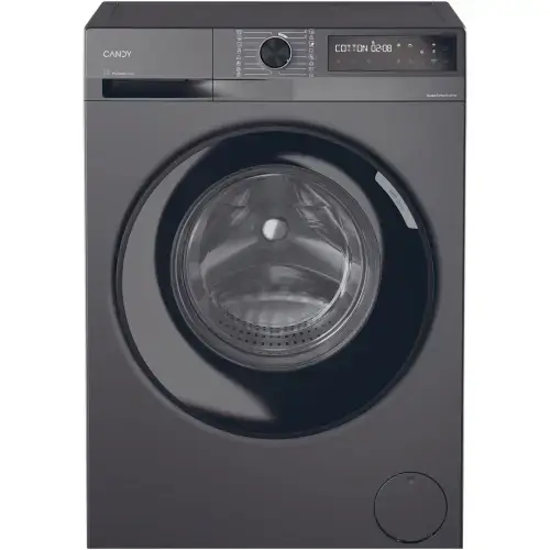Masina de spalat rufe Candy ProWash 500 BR 410B8G-S, 10 kg, 1400 RPM, 16 programe, Motor Inverter, Steam, Soft Drum, Dual Spray, Wifi, Clasa A (Antracit)