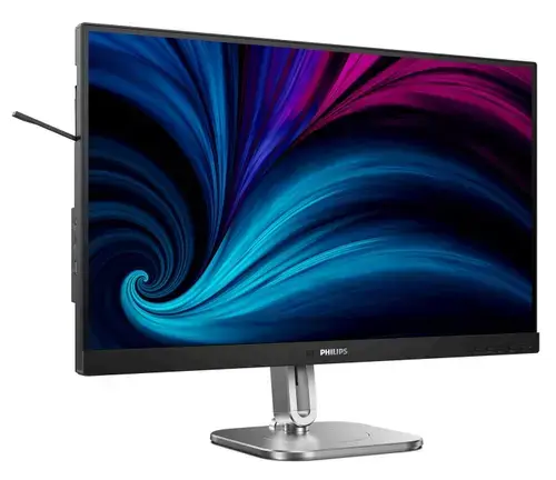 Monitor IPS LED Philips 27inch 27B2N4500/00, QHD (2560 x 1440), HDMI, DisplayPort, Boxe, Pivot, 120 Hz, 4 ms (Negru/Argintiu)