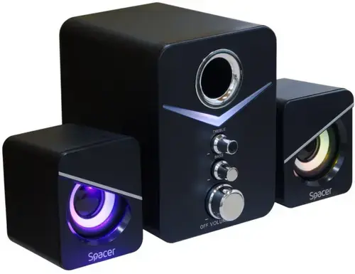 Boxe Spacer SPGS-TORNADO, Gaming, 2.1, 11W (Negru)
