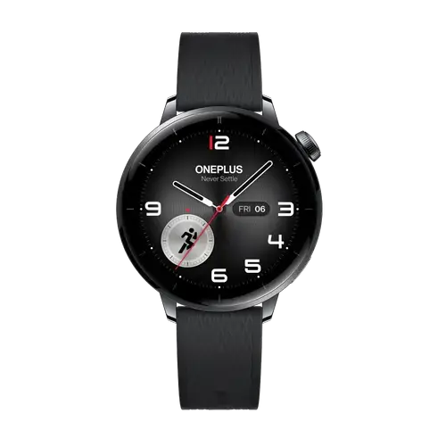 Smartwatch OnePlus Watch 3 43mm, Procesor Snapdragon W5 Gen 1, Ecran AMOLED 1.32inch, Bluetooth, Wi-Fi, NFC, 5ATM IP68, Wear OS (Negru)