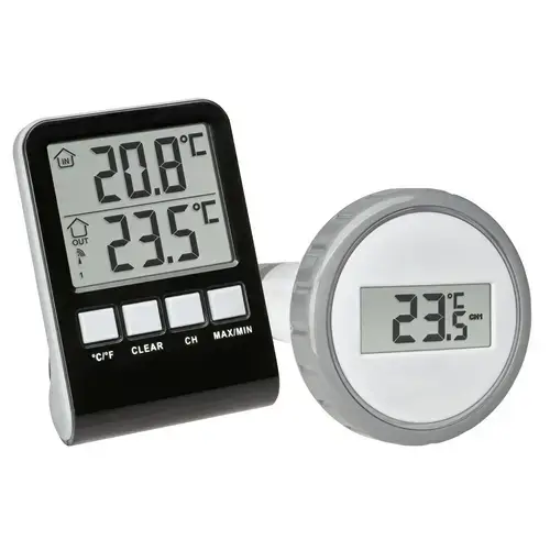 Termometru piscina wireless TFA PALMA 30.3067.10  (Antracit)