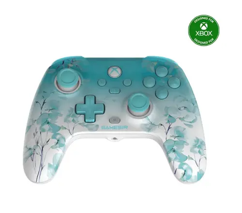 Gamepad GameSir T7 Pro Wired cu Hall Effect si 2 Butoane Spate pentru Xbox / PC – Floral Edition (Multicolor)