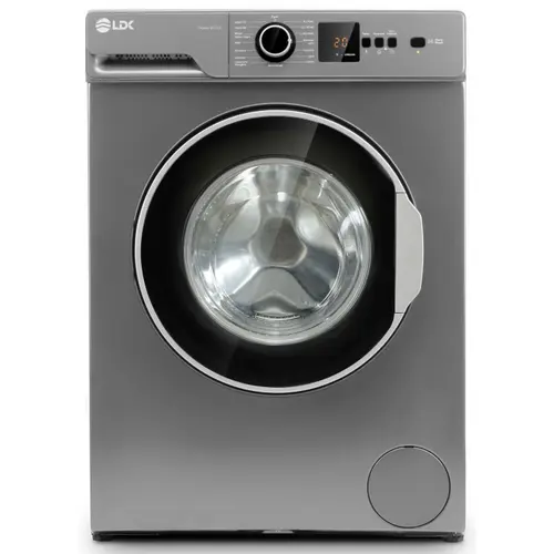 Masina de spalat rufe LDK Higeea 812DDS, Clasa D, Capacitate 8 Kg, 1200 rpm, 15 programe, Anti-Alergic, Amanare pornire, Display LED (Argintiu)