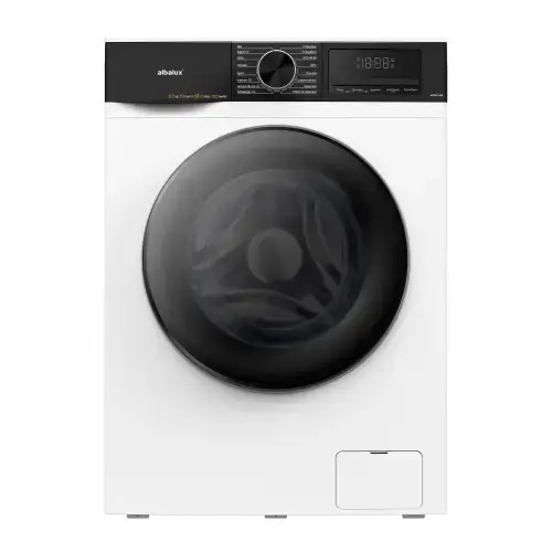 Masina de spalat rufe Albalux AXEWI1486, 8 kg, 1400 rpm, Display LED, 16 programe, Clasa A (Alb)