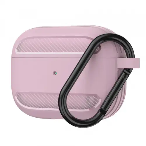 Husa Techsuit Carbon pentru Apple AirPods 3 (Roz)
