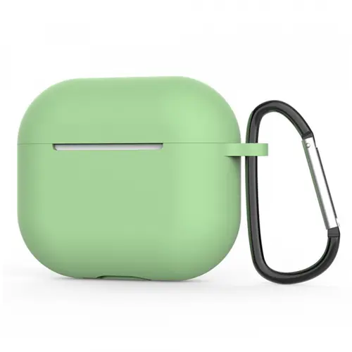 Husa Techsuit Silicone Case pentru Apple AirPods 4 (Verde Deschis)
