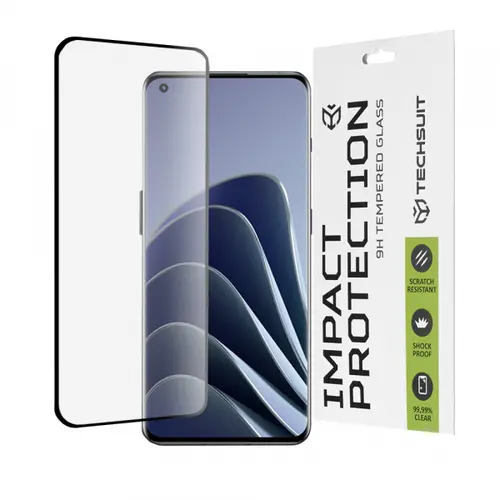 Folie de protectie Ecran Techsuit pentru OnePlus Ace 2 Pro / Ace 2 / 11R / 11 / 10 Pro, Sticla Securizata, Full Glue, 111D