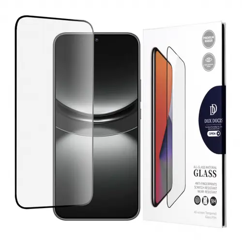 Folie de protectie Ecran DUX DUCIS pentru Huawei nova 12, Sticla Securizata, Edge Glue (Negru)