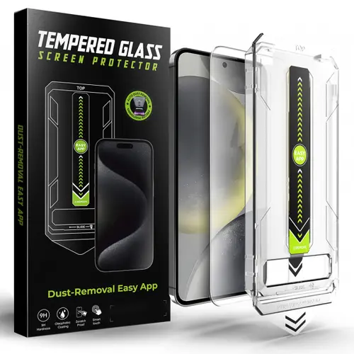 Folie de protectie Ecran Techsuit TitanGlass CrystalHD pentru Samsung Galaxy S25+ S936 / S24+ S926, Sticla Securizata, Full Glue