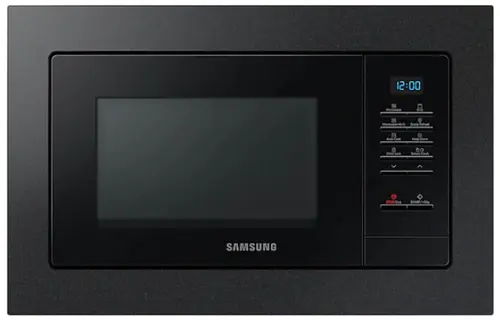 Cuptor cu microunde incorporabil Samsung MG23A7013CB, 23 L, 800 W, Functie Grill, Mod Eco, Dezghetare rapida (Negru)