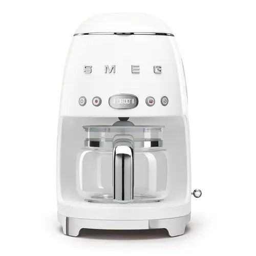 Cafetiera Smeg DCF02WHEU, 1050 W, 1,4 L, 10 cesti (Alb)