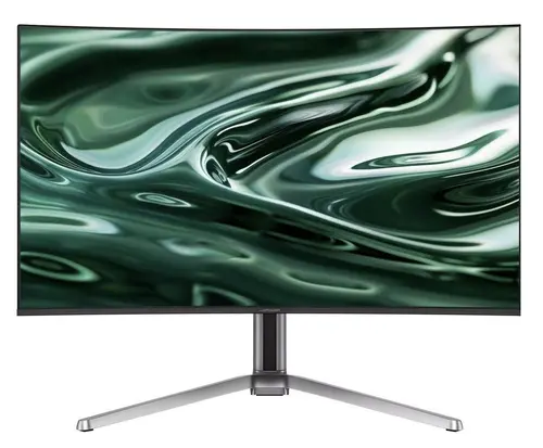 Monitor Gaming QD-OLED LC-Power 31.5inch LC-M32UCO, UHD (3840 x 2160), HDMI, DisplayPort, Boxe, Ecran curbat, 165 Hz, 0..03 ms (Negru/Gri)