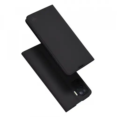 Husa pentru Oppo A94 / Reno5 Lite, Techsuit, Magskin Book, Neagra