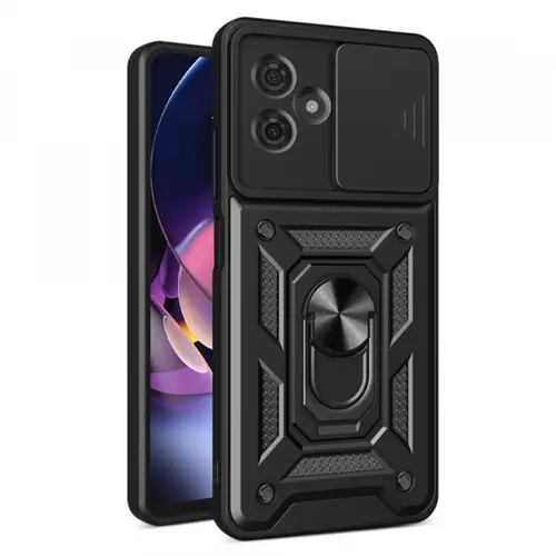 Husa pentru Motorola Moto G64 / G54 Power Edition, Techsuit, CamShield, Neagra