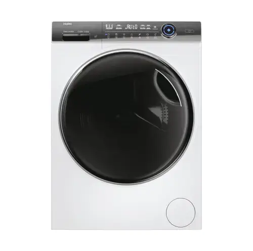 Masina de spalat rufe frontala slim HAIER HW90-B14979TU1, Steam, 9 kg, 1400rpm, 14 programe, Motor Direct Motion, Clasa B (Alb)
