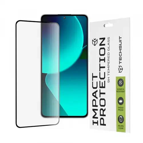 Folie de protectie Ecran Techsuit pentru Xiaomi 13T Pro / 13T, Sticla Securizata, Full Glue, 111D