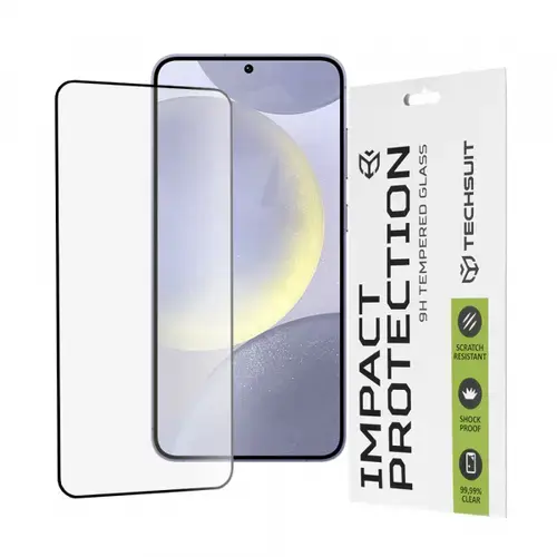 Folie de protectie Ecran Techsuit pentru Samsung Galaxy S25+ S936 / S24+ S926, Sticla Securizata, Full Glue, 111D