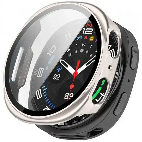 Husa Techsuit Defense360 Pro pentru Samsung Galaxy Watch8 44mm (Argintiu Perlat)