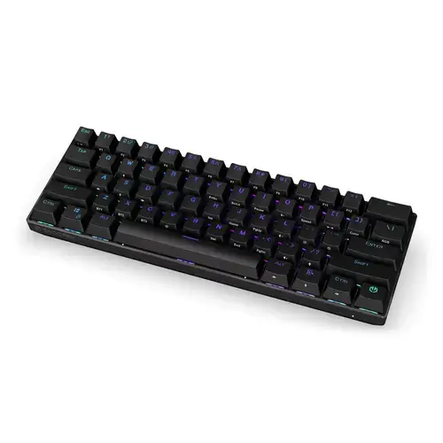 Tastatura Gaming Endorfy Thock Compact, Wireless, USB, Layout US (Negru)