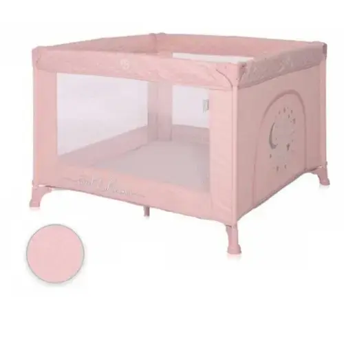Tarc de joaca Lorelli Sunny Playground Mellow Rose Star, Greutate maxima suportata15 Kg (Roz)