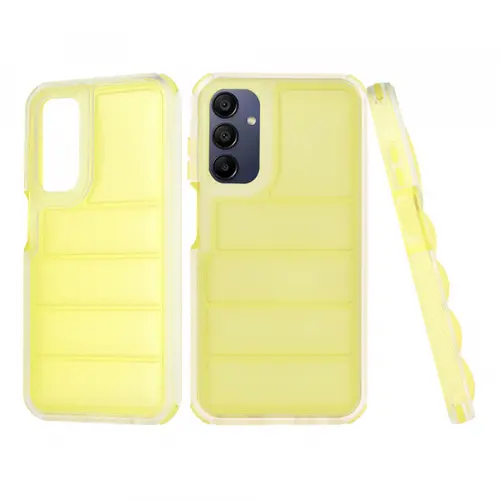 Husa pentru Samsung Galaxy A15 5G A156 / A15 A155, Techsuit, Wave Shield, Galbena
