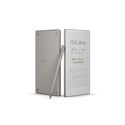 Tableta ePaper reMarkable Paper Pro Move, Ecran Canvas Color 7.3inch, Procesor 1.7 GHz Dual Core Cortex-A55, 2GB RAM, 64 GB Flash, USB-C, Wi-Fi + Pen Marker (Argintiu)