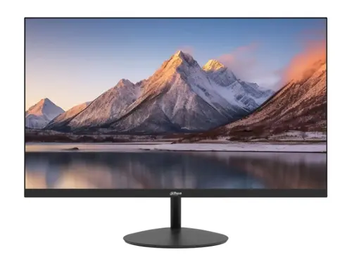 Monitor VA LED Dahua 23.8inch DHI-LM24-A200Y, Full HD (1920 × 1080), VGA, HDMI, 100 Hz, 10 ms (Negru)