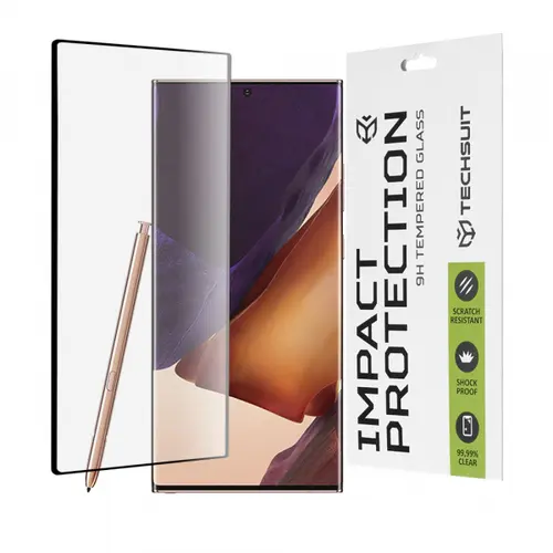 Folie de protectie Ecran Techsuit pentru Samsung Galaxy Note 20 Ultra 5G N986 / Note 20 Ultra N985, Sticla Securizata, Full Glue, 111D